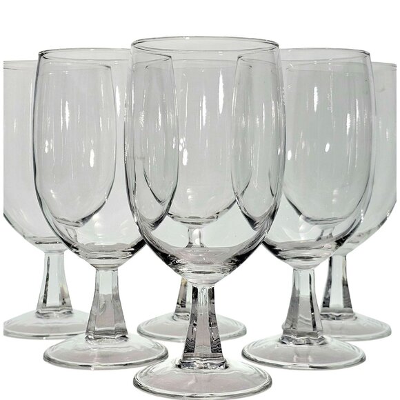 6 Cristal DArques Grand Noblesse Iced Tea Glasses 7" minimalist simplicity clean - Picture 2 of 9